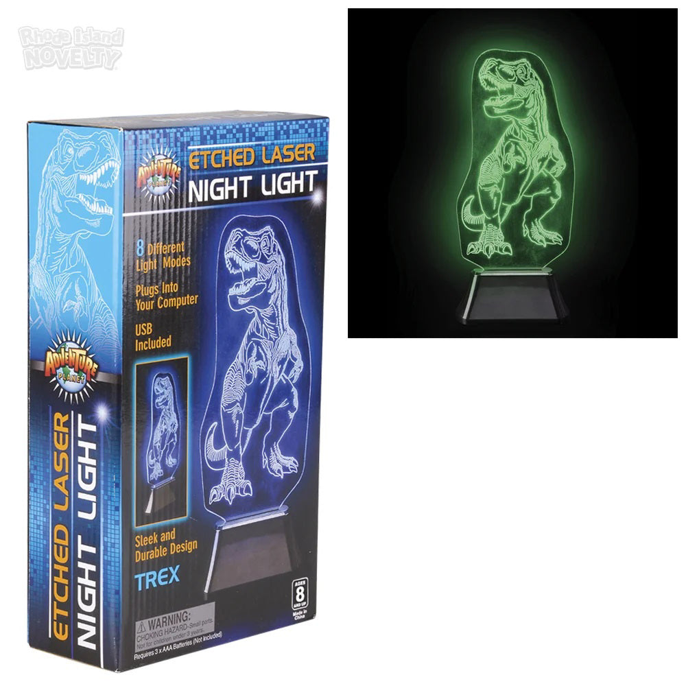 T-REX ETCHED LASER NIGHT LIGHT