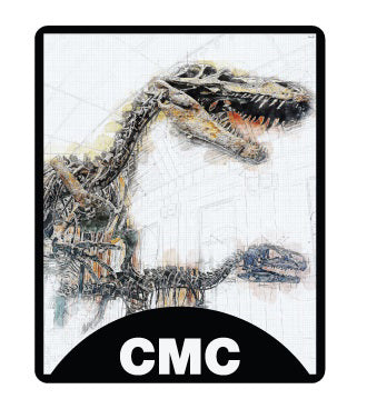 CMC LOGO FRAME DINO MAGNET