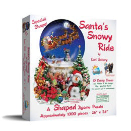 SANTA'S SNOWY RIDE 1000 PC PUZZLE