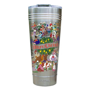 12 DAYS OF CHRISTMAS THERMAL TUMBLER